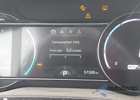 2020 Kia Niro Ev Ex z USA, uszkodzony, nr VIN KNDCC3LG0L5074458